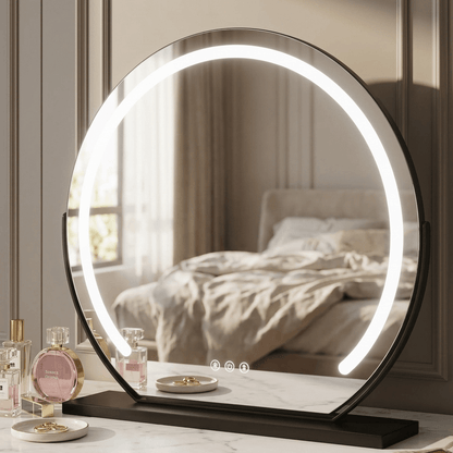 Elara LED Vanity Mirror Black
