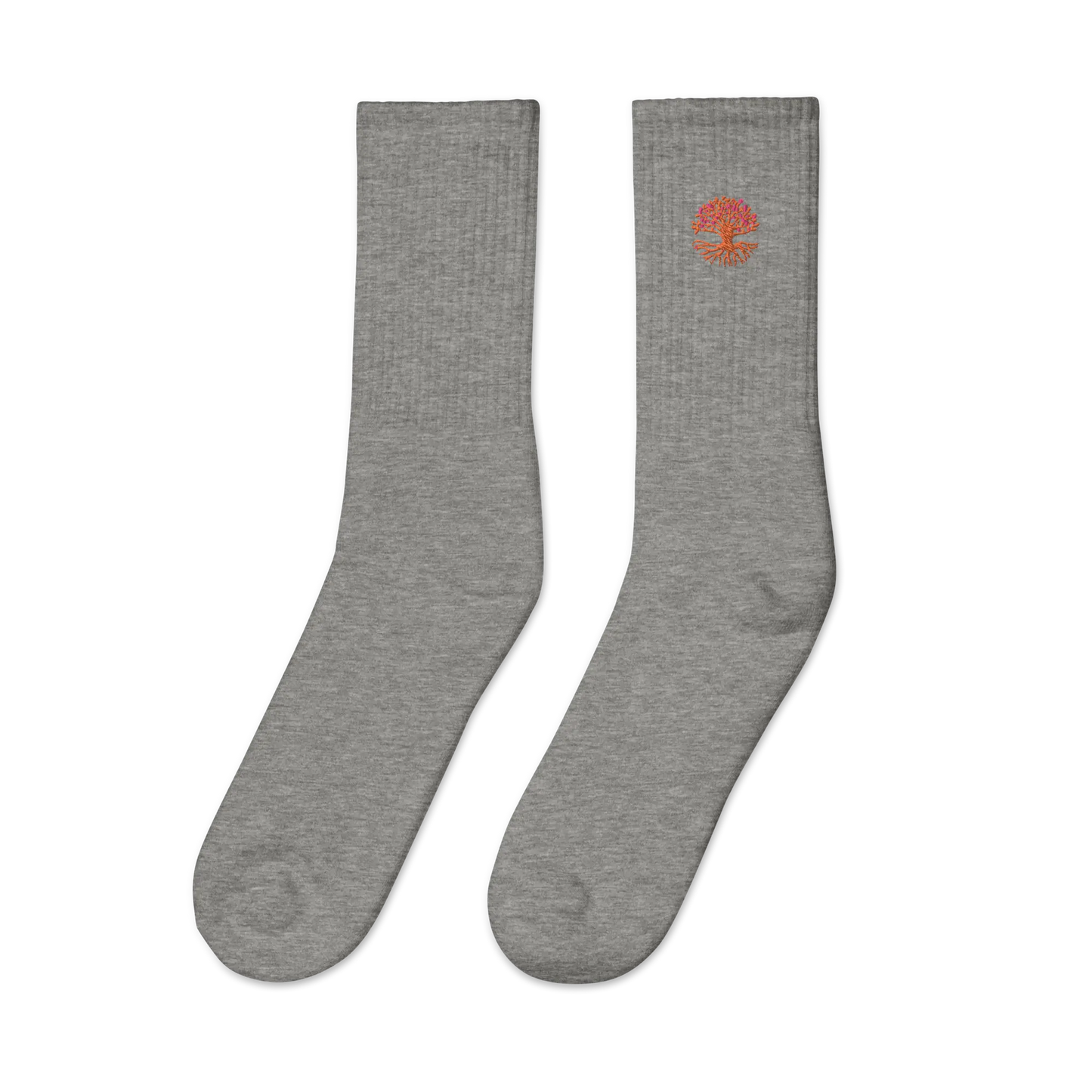 Roots Embroidered socks