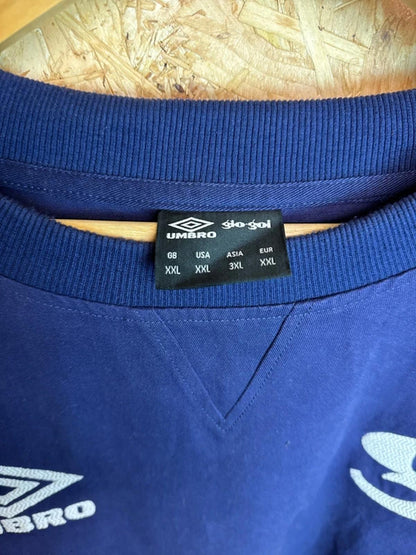 Umbro Gio Goi Collaboration Drill Tracksuit Top Jumper Smock XXL Oasis #208