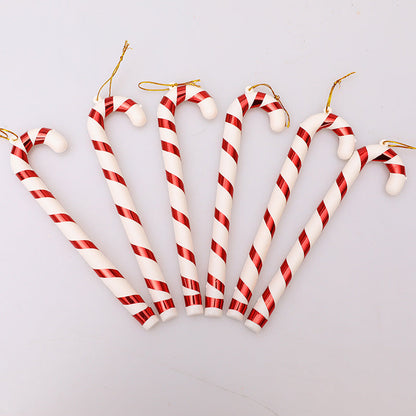 Christmas Tree Crutches Prop Decorations 6