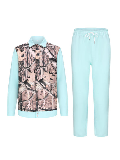 Ethnic Style Fashion Individual Casual Men's Suit
