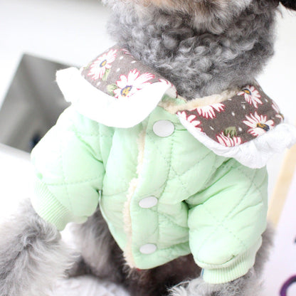 Pet  Winter Clothes Puppy Dog Clothes Small Dog Teddy Collar