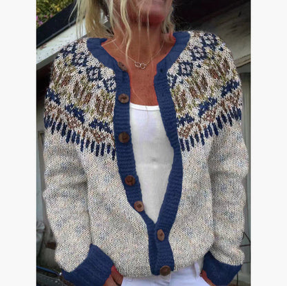 Women's Loose All-match 3D Digital Printed Cardigan Jacket