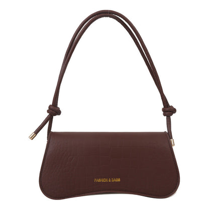 Summer Minimalist PU Underarm Bag Chic Solid Color Square Shoulder Purse Versatile Crossbody Tote For Women Elegant Office