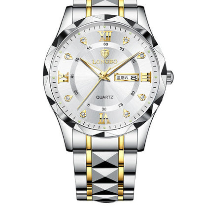 Waterproof Luminous Dual Calendar Watch