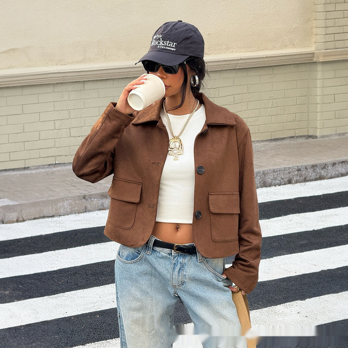Simple Stylish Versatile Casual And Relaxed-fit Women's Jacket