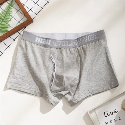 Mens Boxers 100% Cotton Underwear Sleep Underpants Men Panties Shorts Comfortable Plus Size Mens Underwear Boxer Hombre Men 4XL