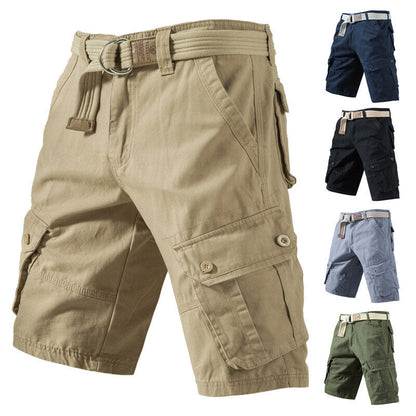 UrbanCargo Men’s Summer Shorts – Multi-Pocket Casual Cargo Shorts