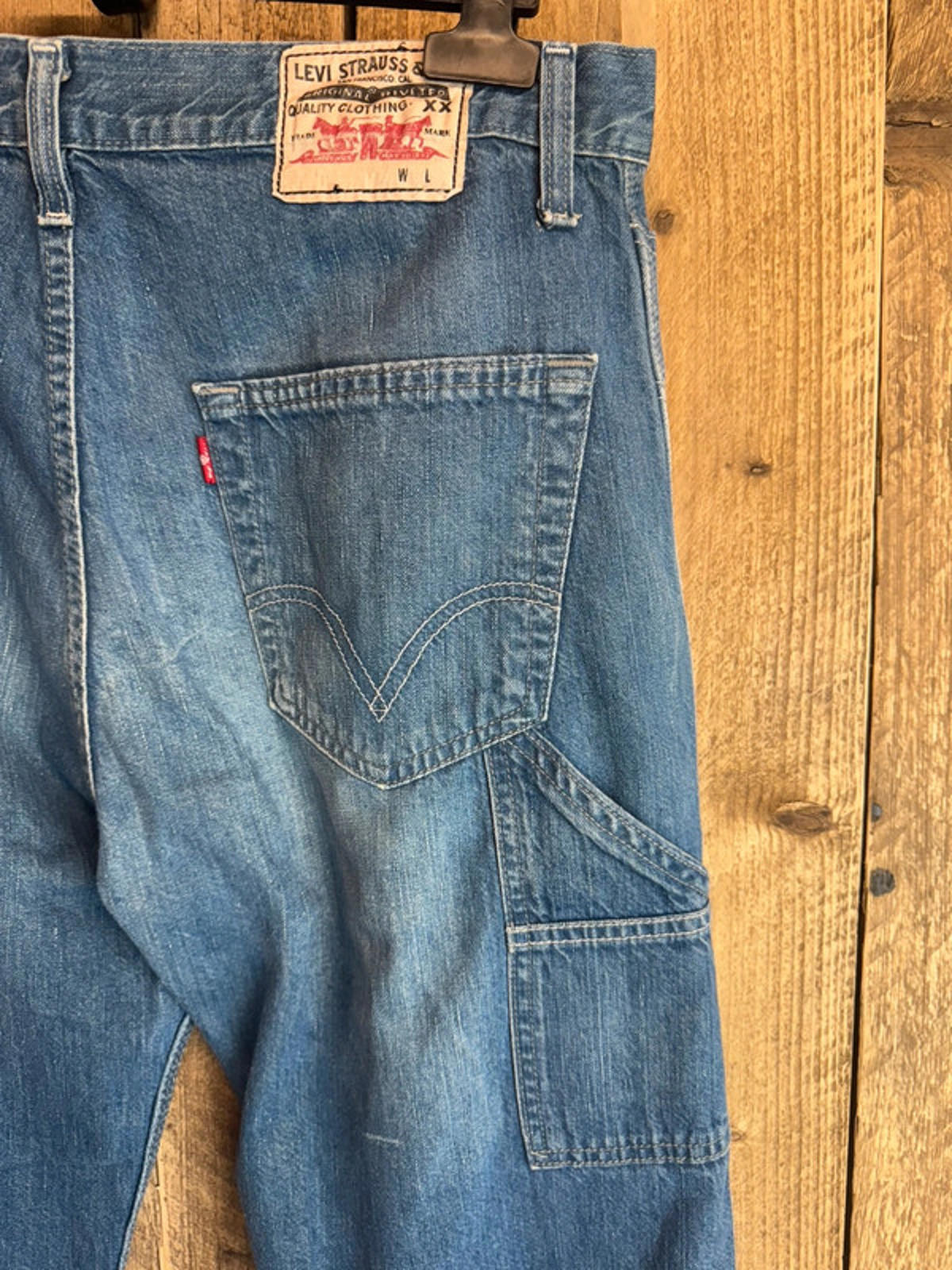Vintage Levi Workwear Carpenters Jeans Mens 33x34