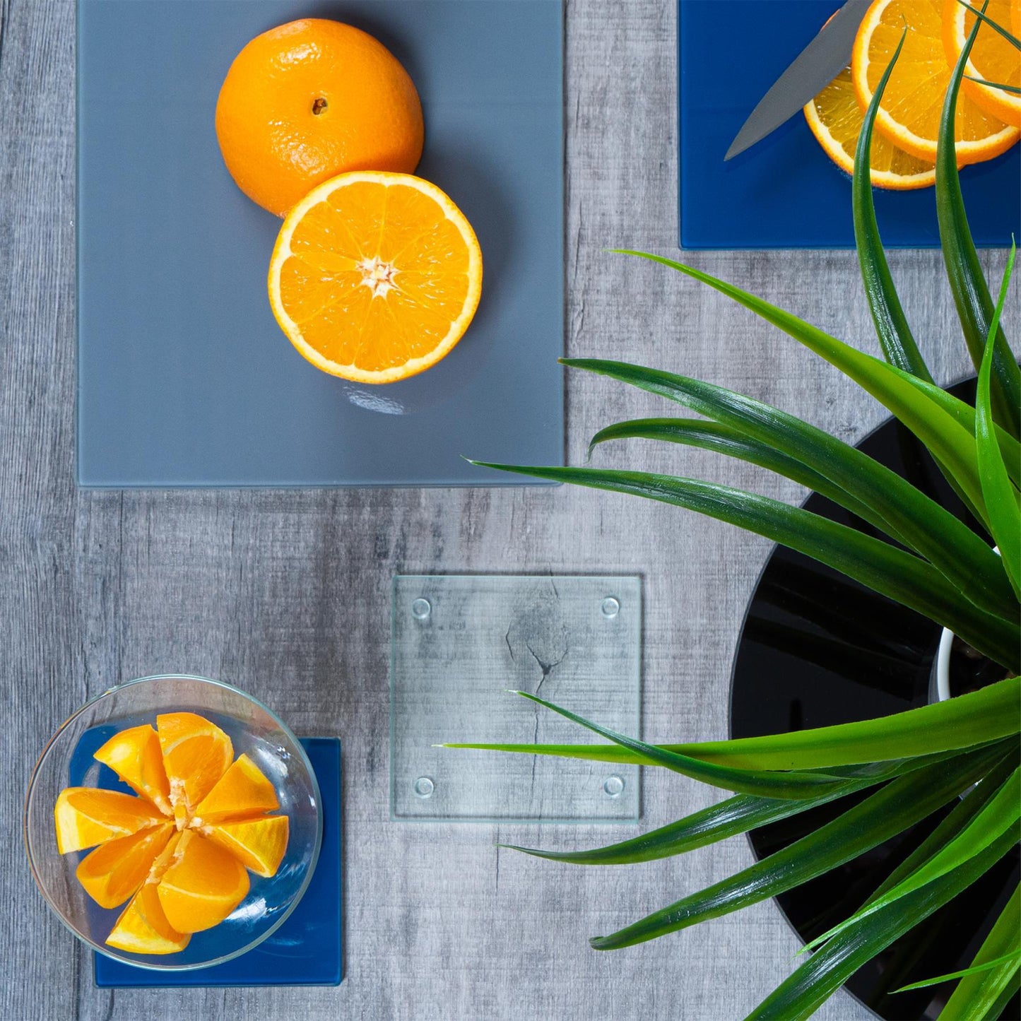 30cm x 20cm Glass Chopping Board