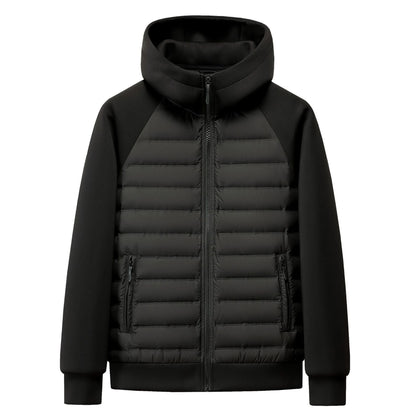 Women's Stitching Fashion Personality Down Jacket