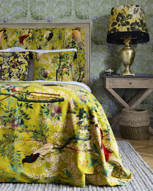 Royal Garden Green Velvet