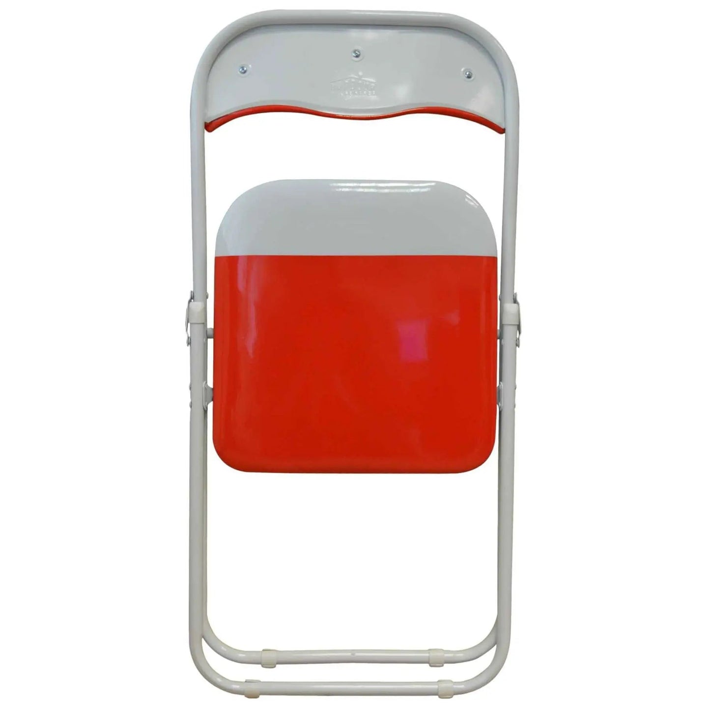 Red Wave Padded Folding Chair