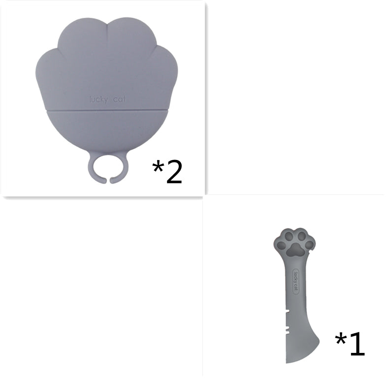 Multifunctional can opener for pet canned spoon