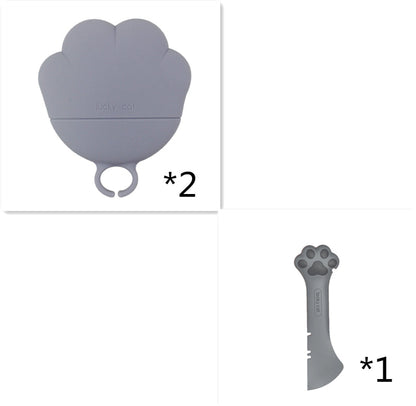 Multifunctional can opener for pet canned spoon