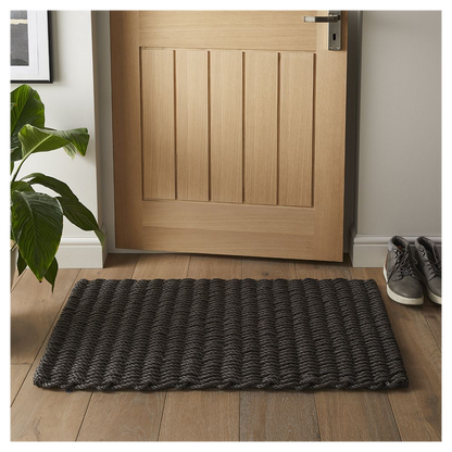 Didsbury Braided Polypropylene 55x100cm Slate Doormat