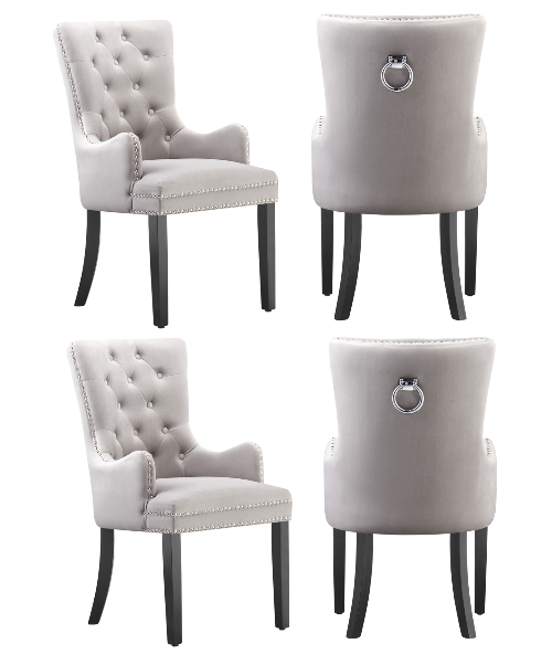 Windsor LUX Velvet Dining Chair (with armrests)