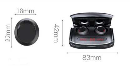 T11 Wireless Bluetooth 5.0 Earbuds - Premium True Wireless Headset with Charging Case