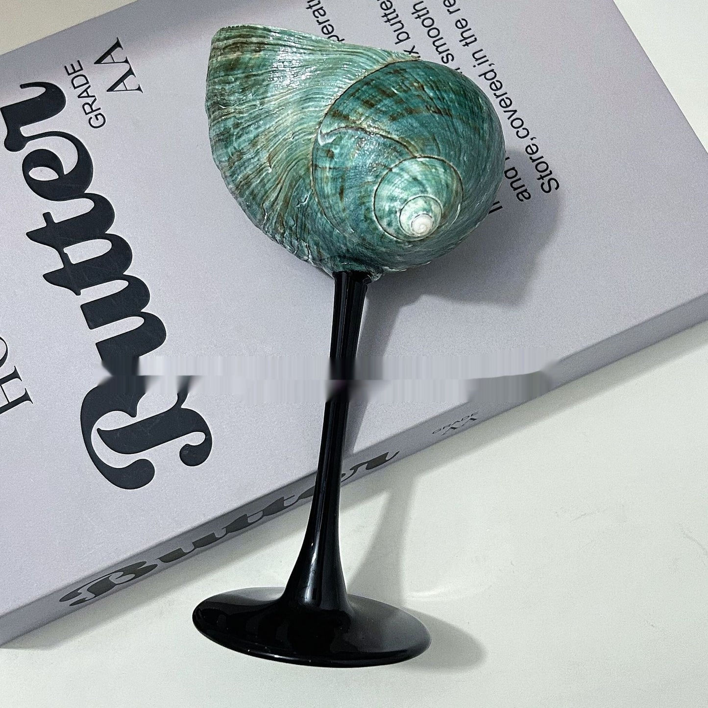 Ins Handmade Shell Conch Wine Glass Aromatherapy Dish