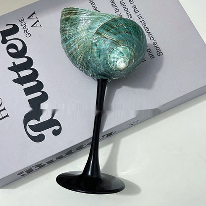 Ins Handmade Shell Conch Wine Glass Aromatherapy Dish