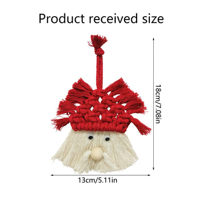 Hand-woven Christmas Tree Decorative Pendant