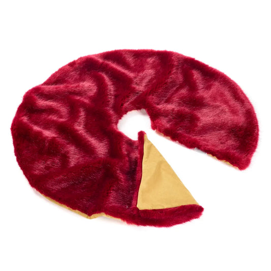 Faux Fur Tree Skirt
