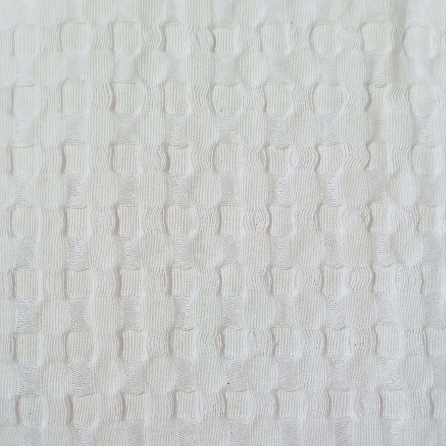 Florian Checked Throw Blanket White Bedspread for Sofas Armchairs Sofa Settee Couch Beds & Couches by OLIVIA ROCCO