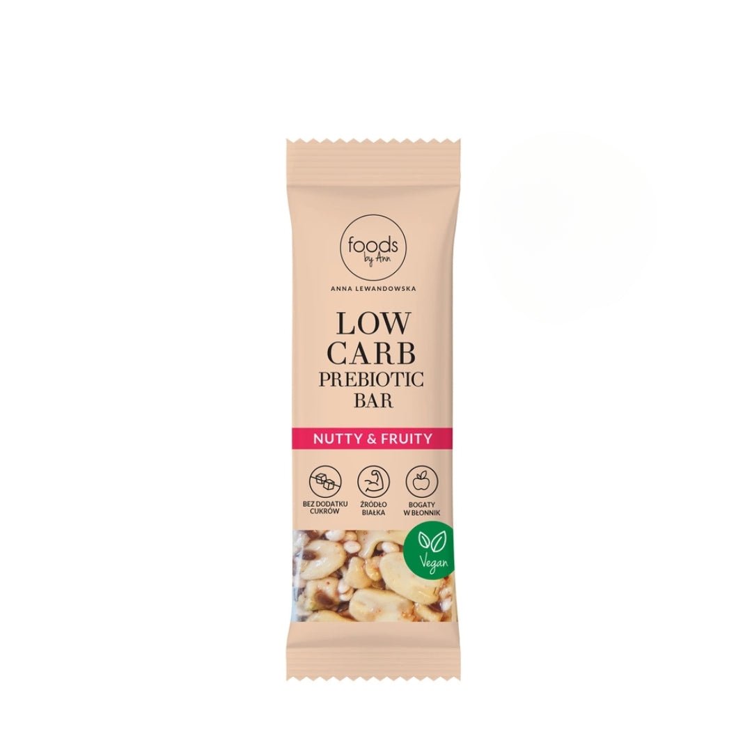 BB 3/10/2026 Low Carb Prebiotic Bar -  Nutty & Fruity 35g