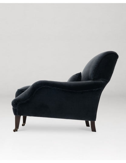 Winston Chair - Charcoal Cotton Velvet