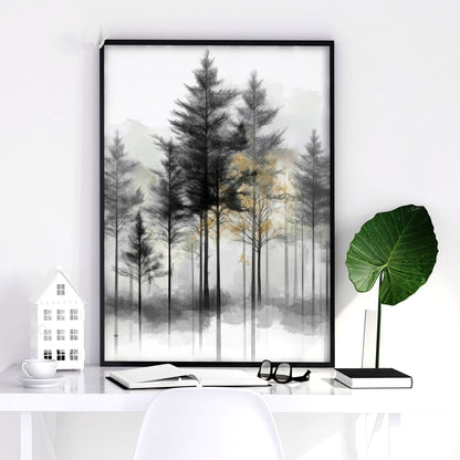 Framed Wall Art Set of 3 | Set of 3 Asian Inspired Wall art Prints