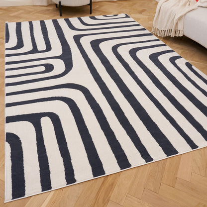 Loft Geometric Blue Rug