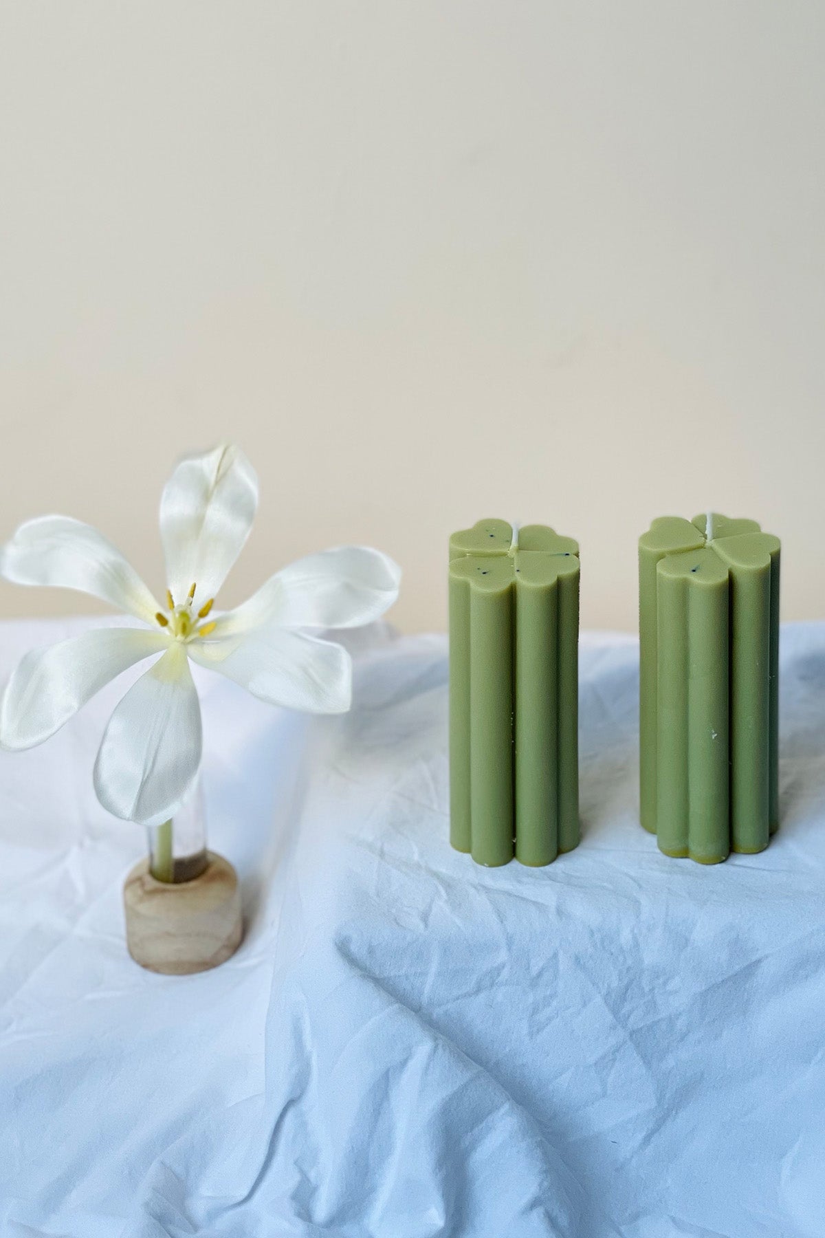 Cherry Blossom Pillar Candle