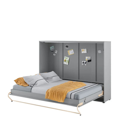 CP-04 Horizontal Wall Bed Concept Murphy Bed 140cm with Over Bed Unit