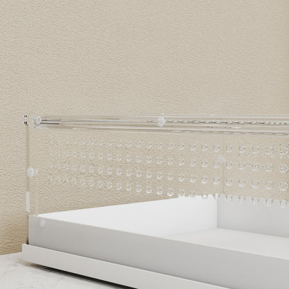 PawHut Acrylic Reptile Terrarium with Top Sliding Door, Vents,  for Snake, Frog, Spider, Gecko, Tarantula, 40 x 30 x 15 cm