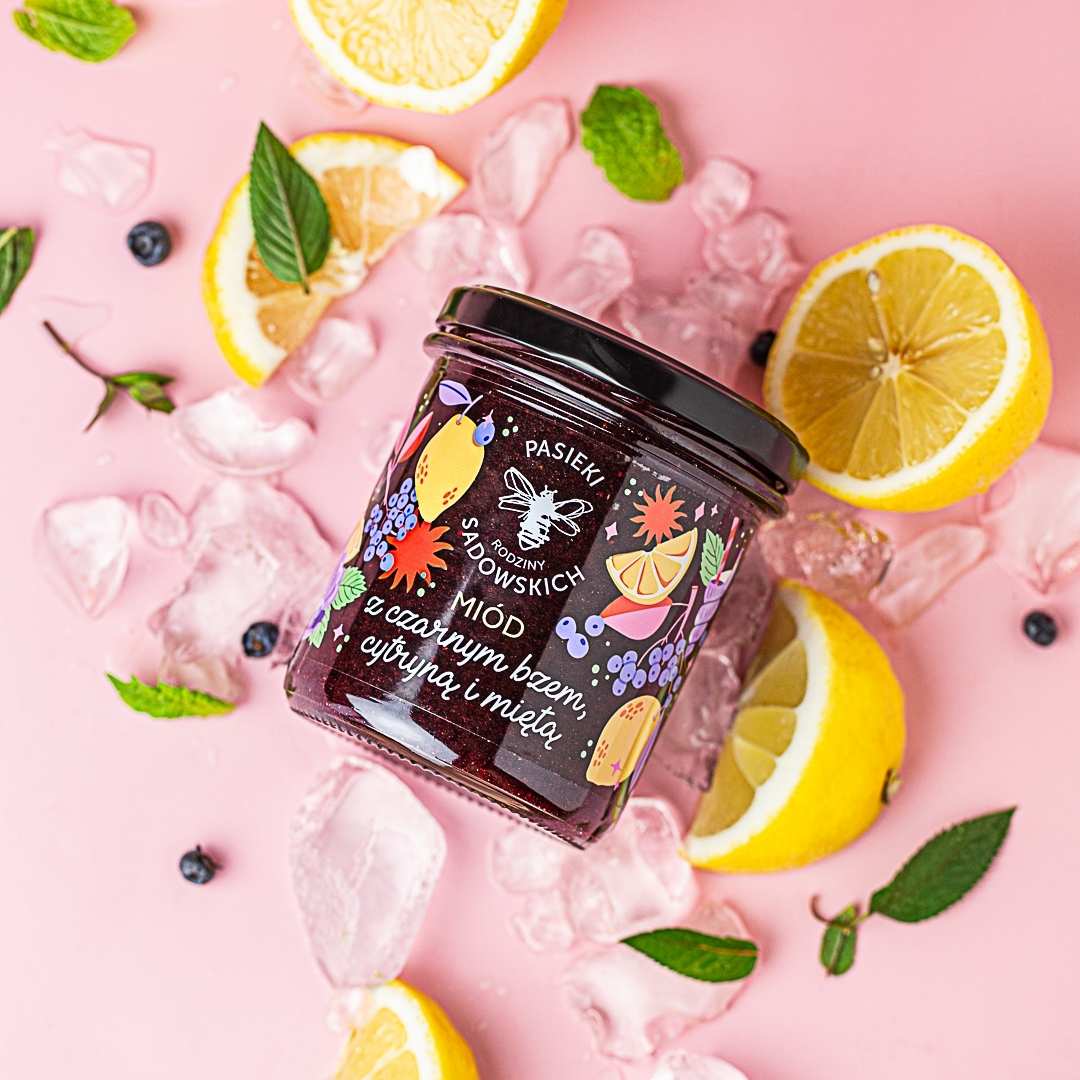 Honey with Elderflower, Lemon & Mint 430g