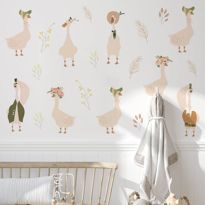 Goose Nursery Wall Decals | Geese Wall Stickers
