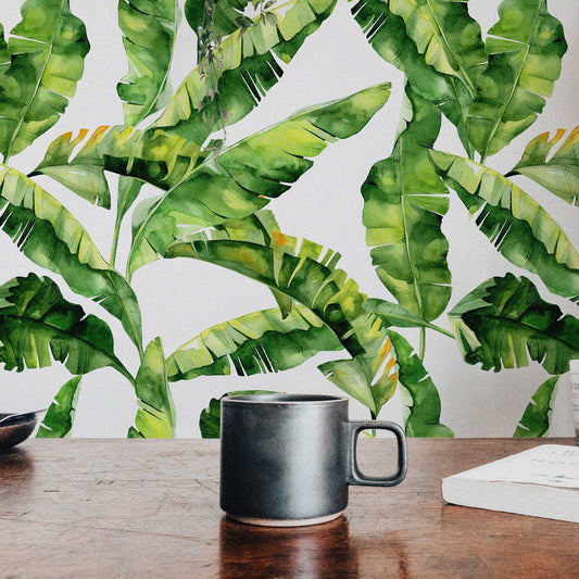 Banana Leaf Wallpaper Peel and Stick