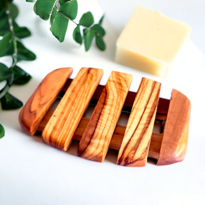 Olive Wood Soap Dish 12 cm