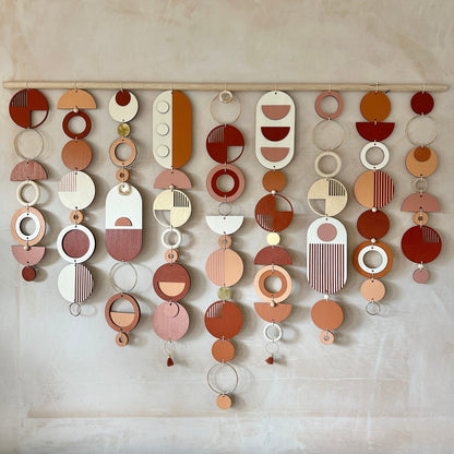 Rich Modern Wall Art - Wood Wall Hanging - Home Decor - Large Centre Piece Art - Statement Wall Art