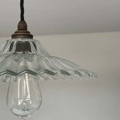 Lenwade ~ Prismatic Glass Shade Light Pendant Set