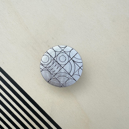 Wall Hook - Geometric Pattern - Decorative Wall Hook - Wooden Hooks