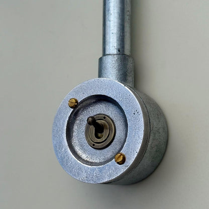 Single Gang Solid Cast Conduit Metal Conduit Light Switch Industrial 2 Way - Vintage Crabtree