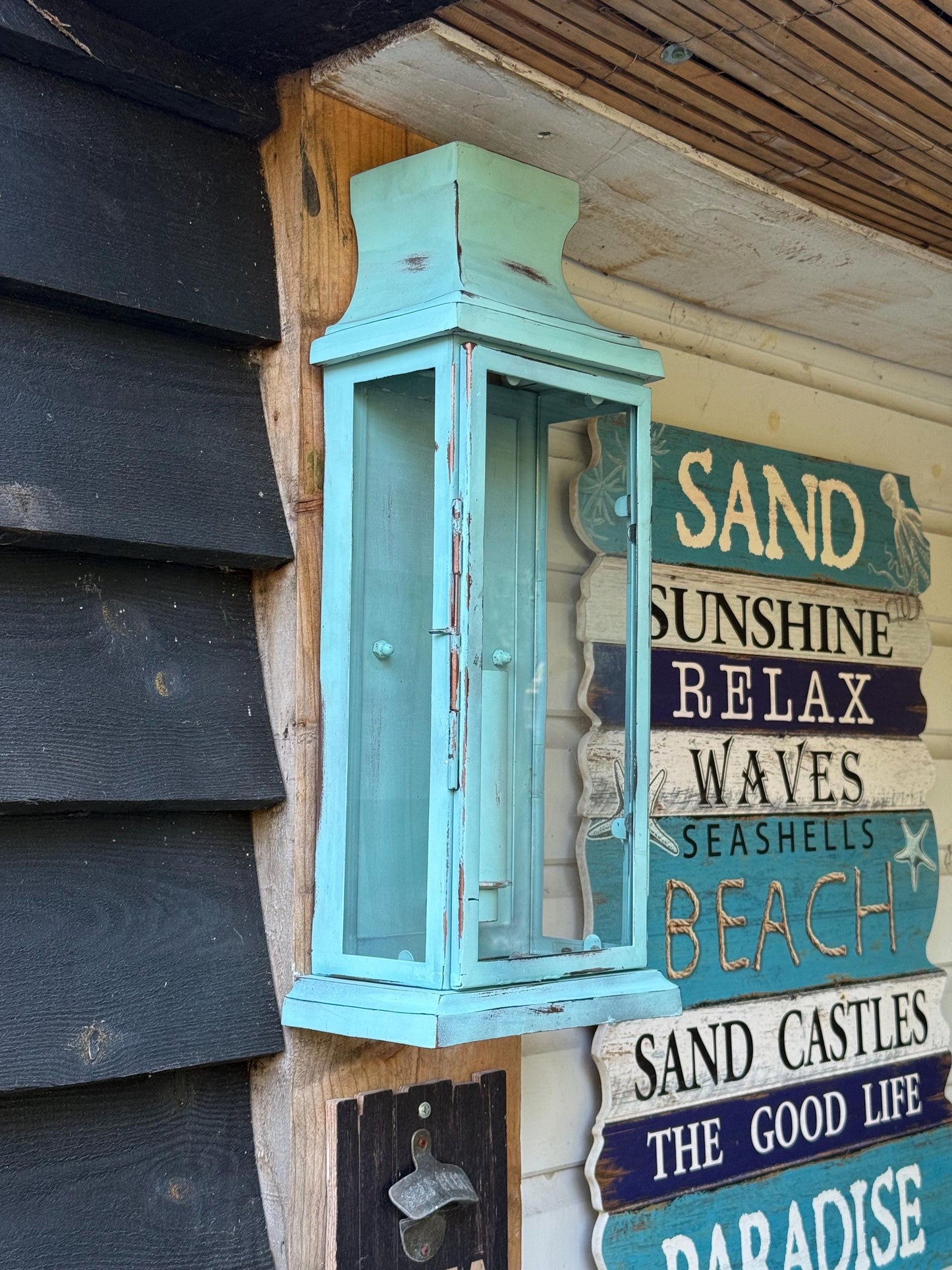 Reedham ~ Verdigris Wall Lantern Sconce Light