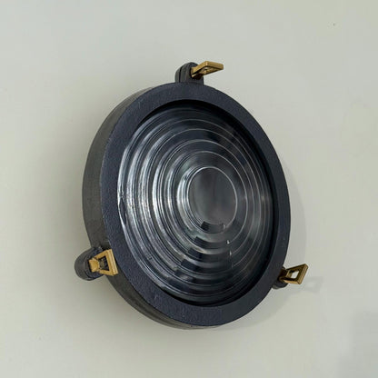 Wroxham ~ Cast Pewter Coastal Lighthouse Wall Light Industrial Ceiling Fixture