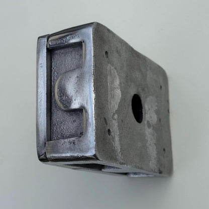 Black Nickel Double Switched 13A Power Socket 230V 13A 2 Gang 2G Solid Cast Metal Conduit Switch Industrial