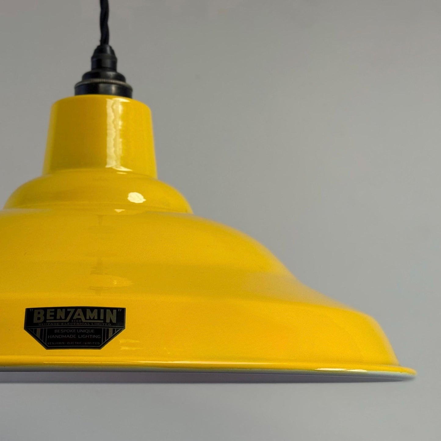 Bawsey ~ Summer Yellow Lampshade Pendant Set Light *Factory Second* ~ 16 Inch