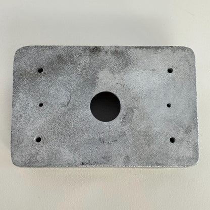 Antique Brass Double Switched 13A Power Socket 230V 13A 2 Gang 2G  Solid Cast Metal Conduit Industrial