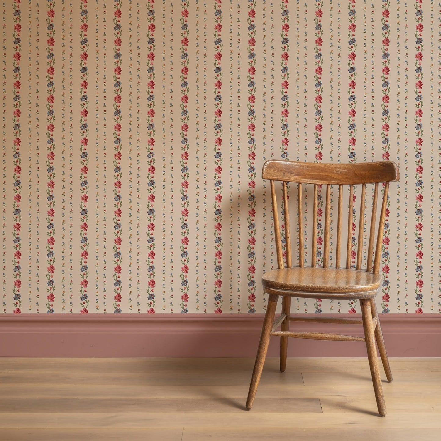 Belle Buds - Blush - Wallpaper