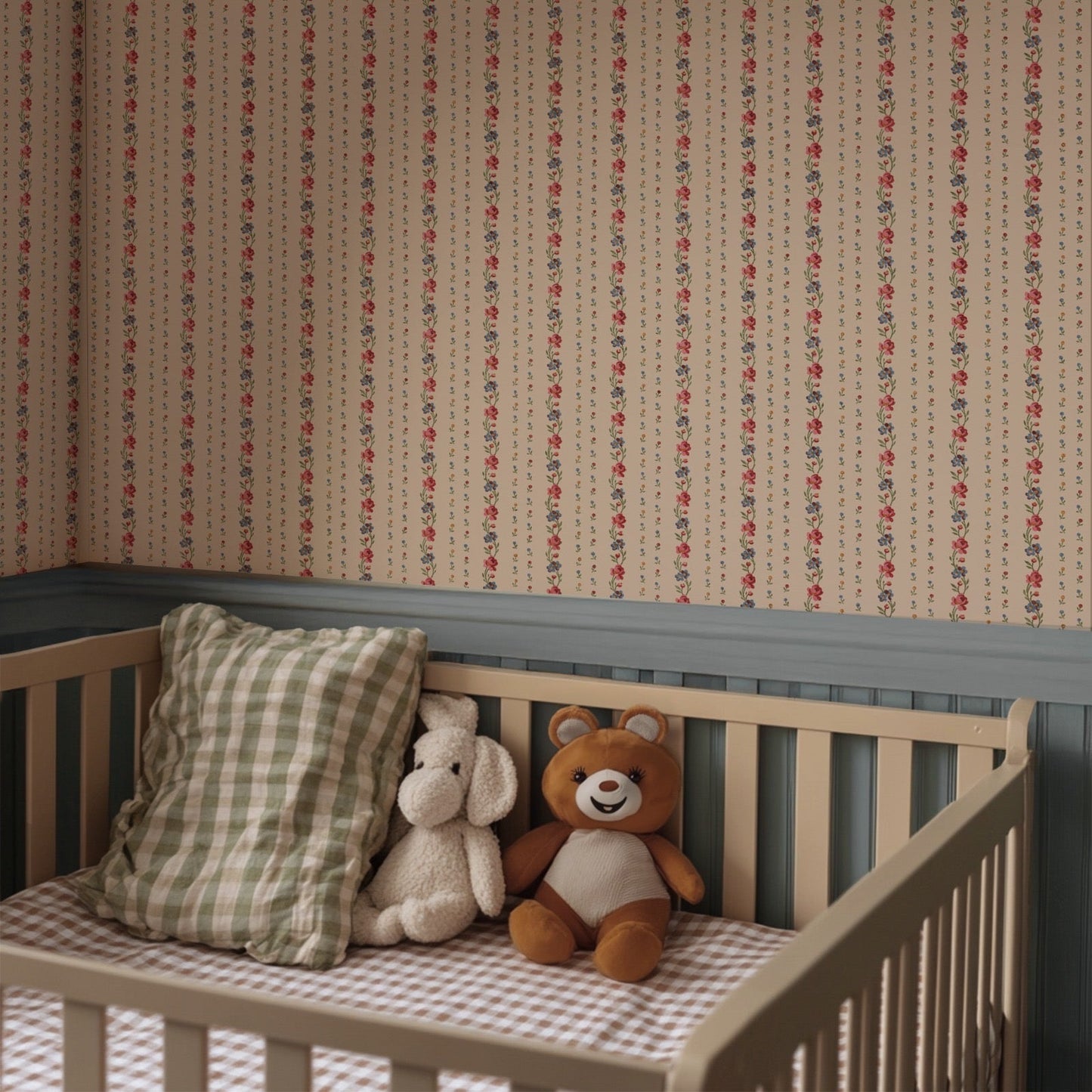 Belle Buds - Blush - Wallpaper