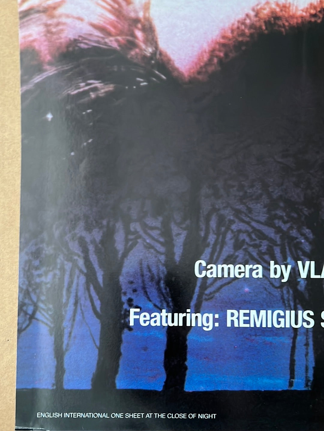 At The Close Of Night (1989) Original US One Sheet Cinema Poster